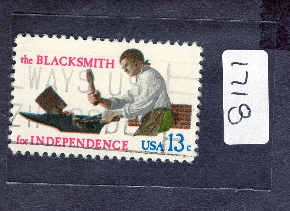 1977 Stamp #1718 Blacksmith Used