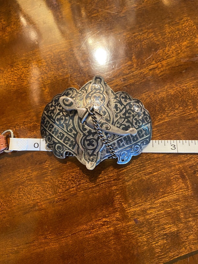 antique Russian silver 84 buckle