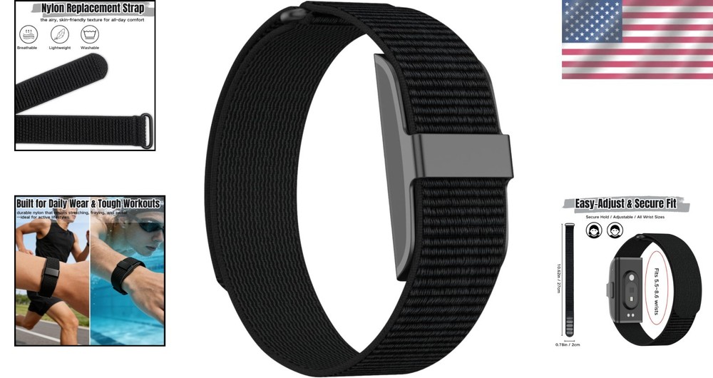 CKONXE Bicep Bands Compatible with Hume Band, Nylon Loop Replacement Strap, Sof