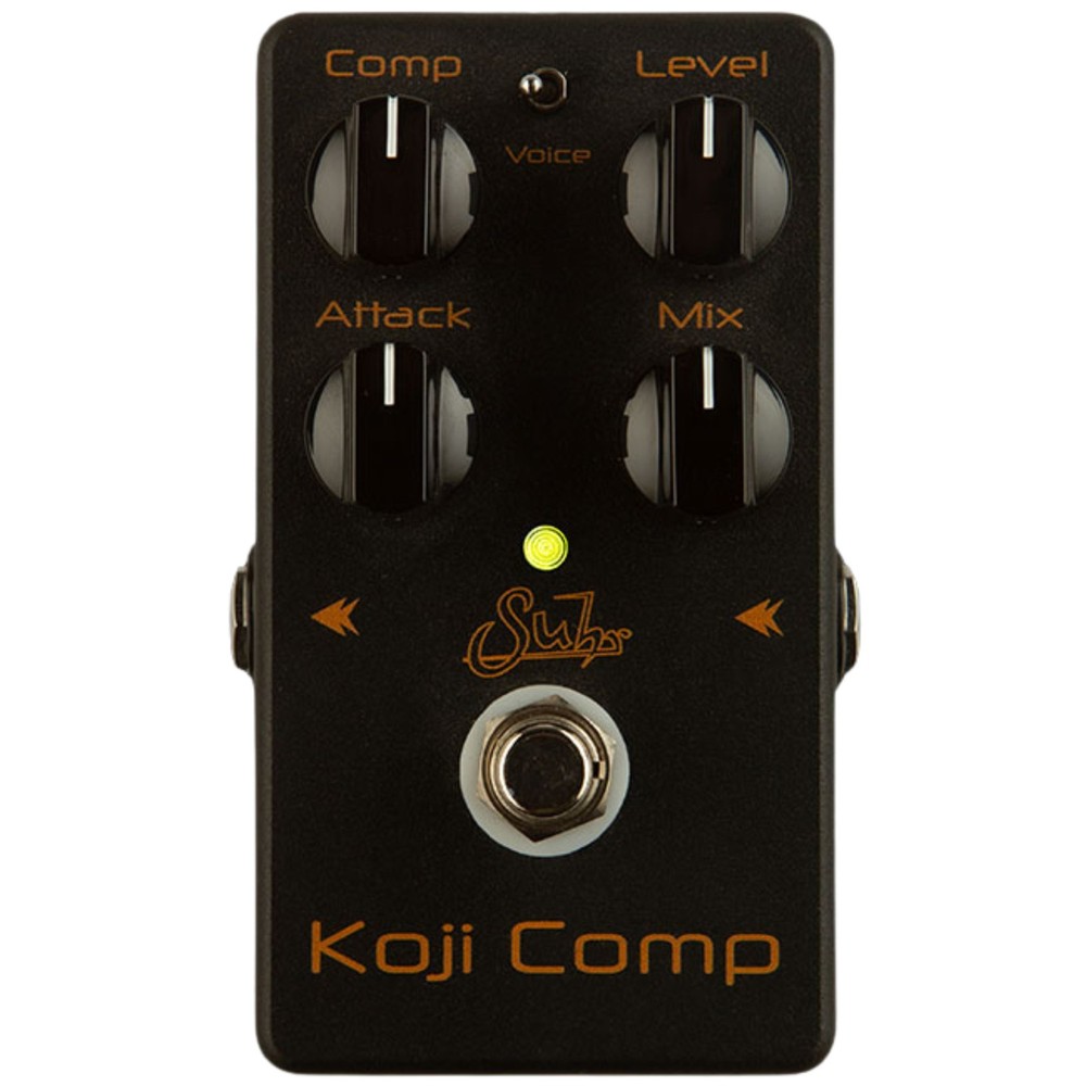Suhr Koji Compressor Effects Pedal, Black Edition