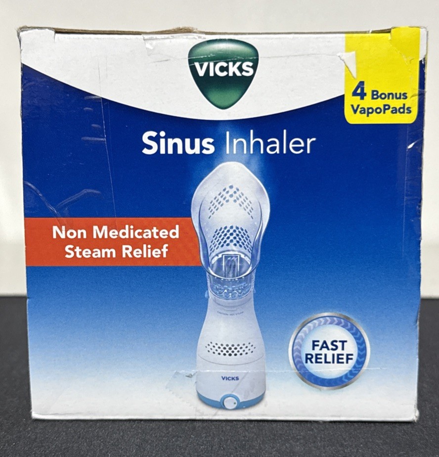 Vicks V1200 Steam Inhaler - White ( Box Damage) USED