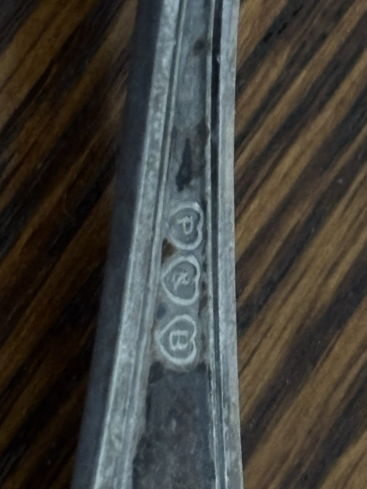 Page & Baker Antique Tea Strainer, Silverplate