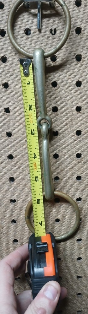 Never Rust England 5 1/4" Snaffle Bit Stainless Horse Bit