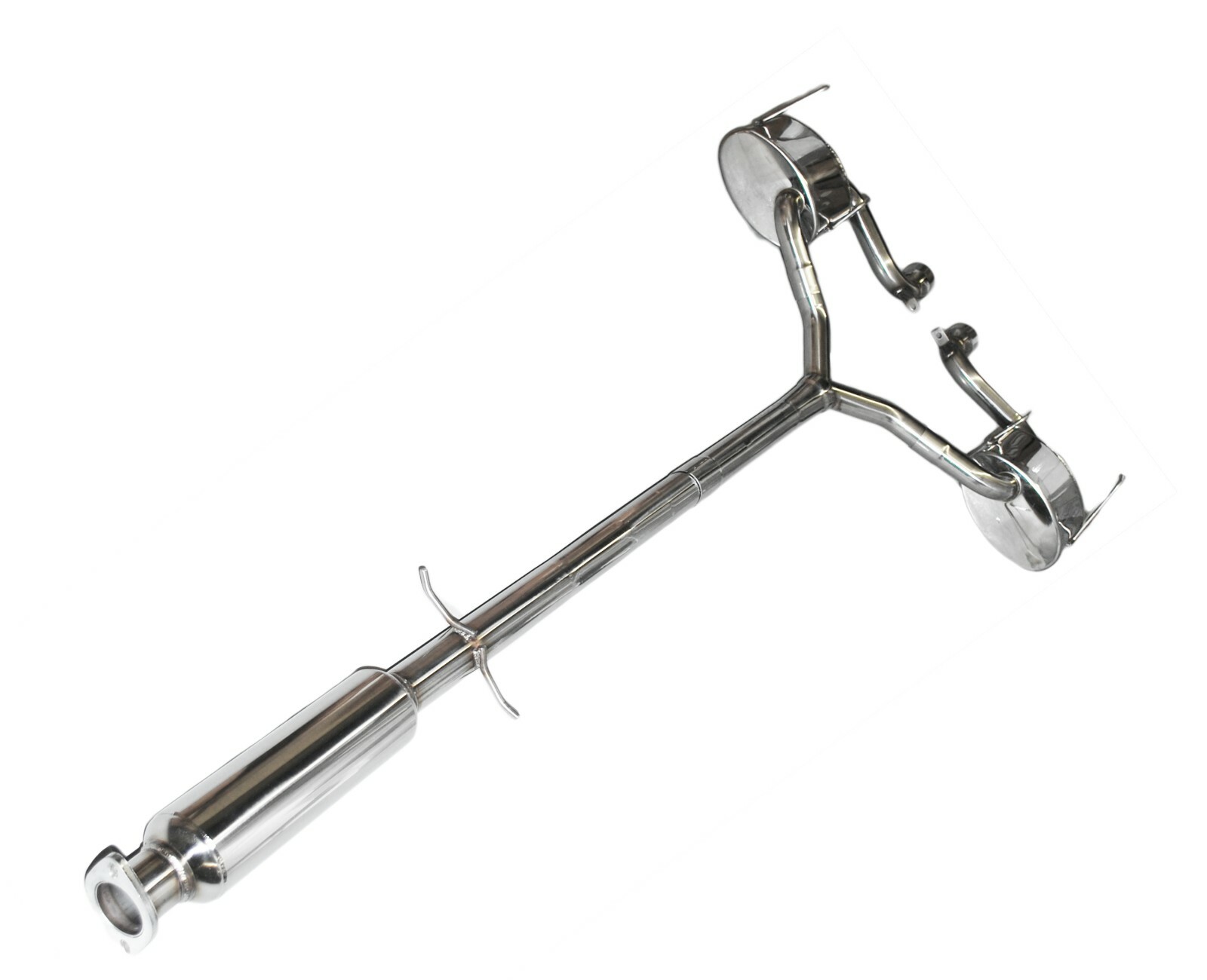 Dual 3" Tip Muffler Catback Exhaust System for 02-06 Mini Cooper S R50 R52 R53