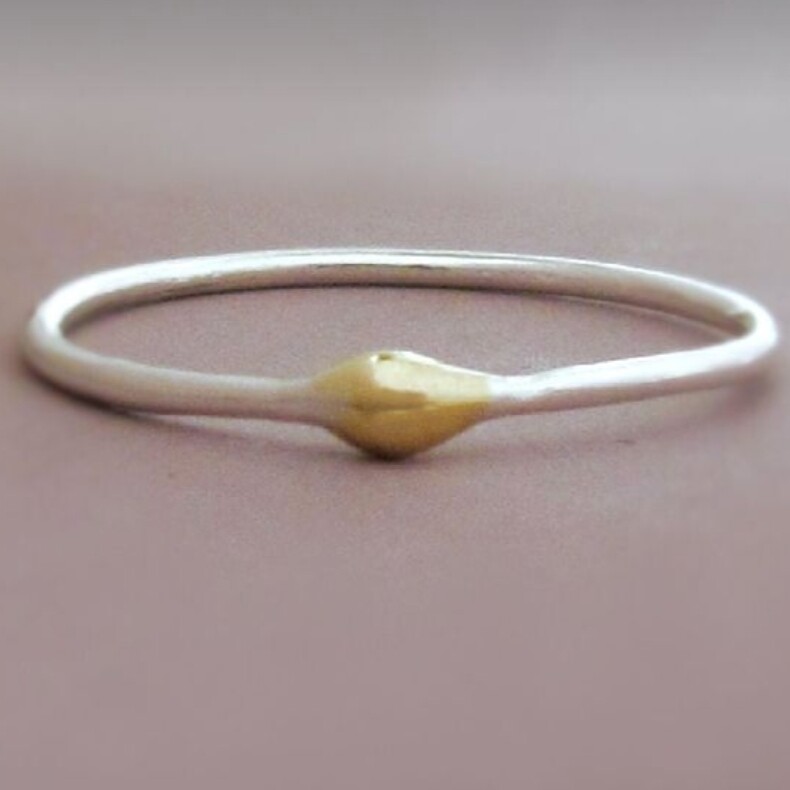 Solid 925 Sterling Silver Stacking Ring Handmade Gift For Christmas A-503