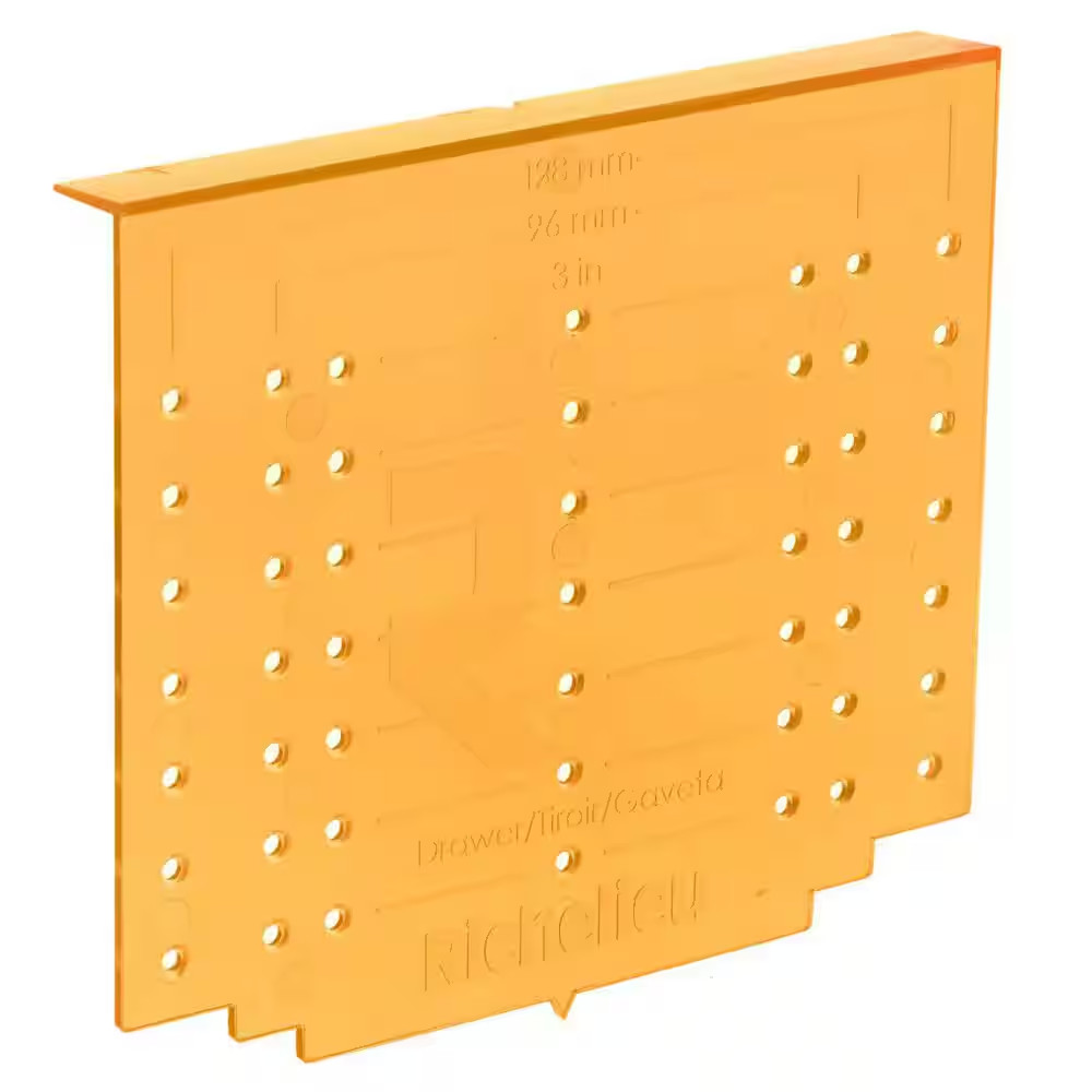 Cabinet Door and Cabinet Drawer Installation Template for Pulls and Knobs Instal