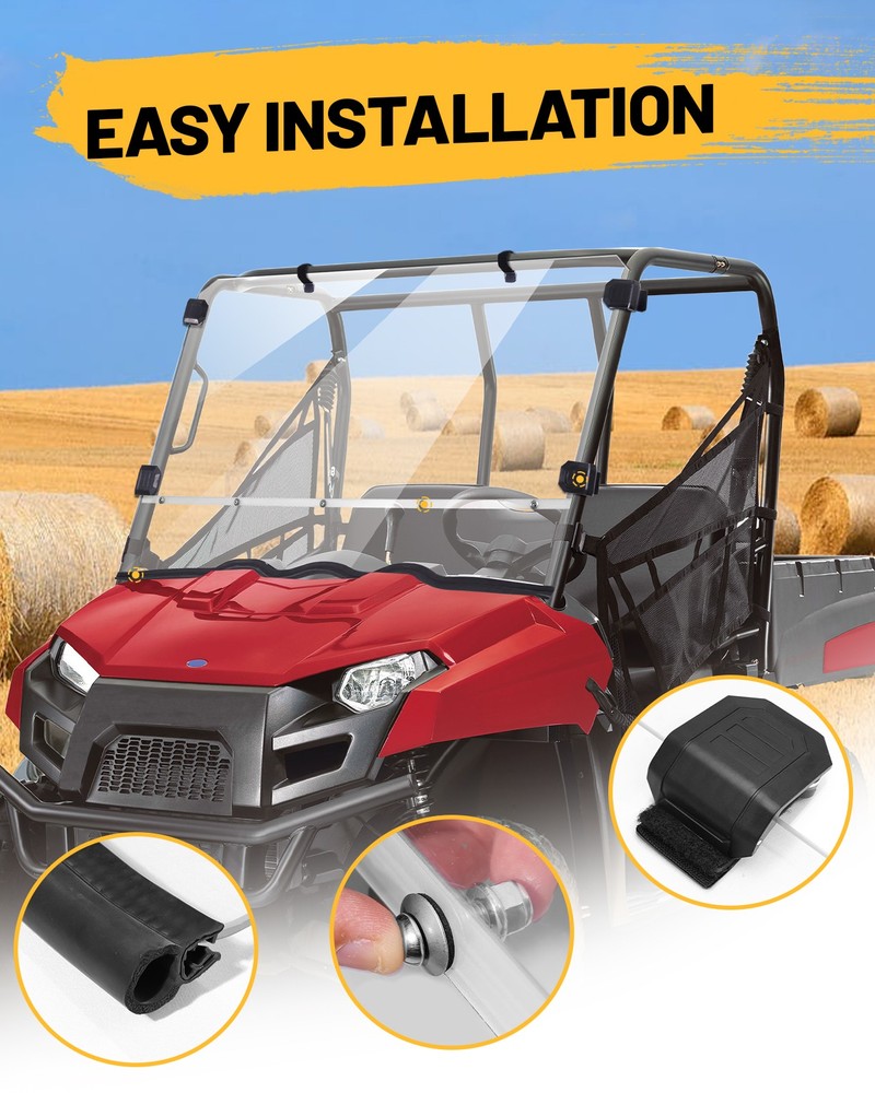 Polaris Ranger MID-SIZE 400 2010-2014 Front Windscreen Full Windshield Window