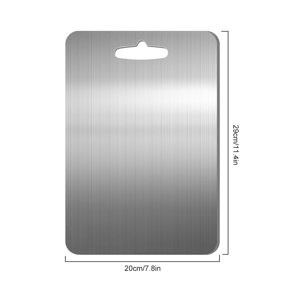 Tabla de Cortar Titanio 100% Puro Para Cocina, Bloque de Carnicero, S/M/L