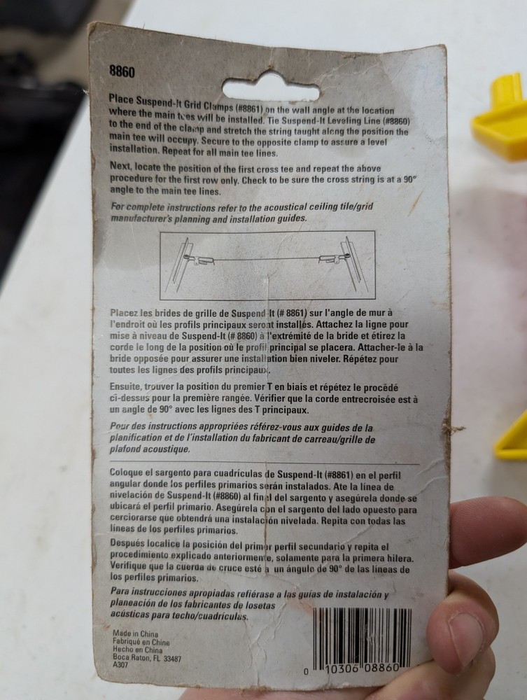 PRO STRINGLINER w/PINK STRING/CONSTRUCTION LINE USED