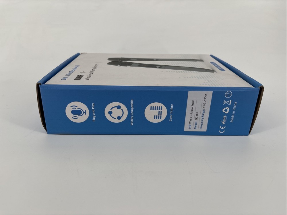 DR. J Professional UHF Wireless Microphone Model: BK-101
