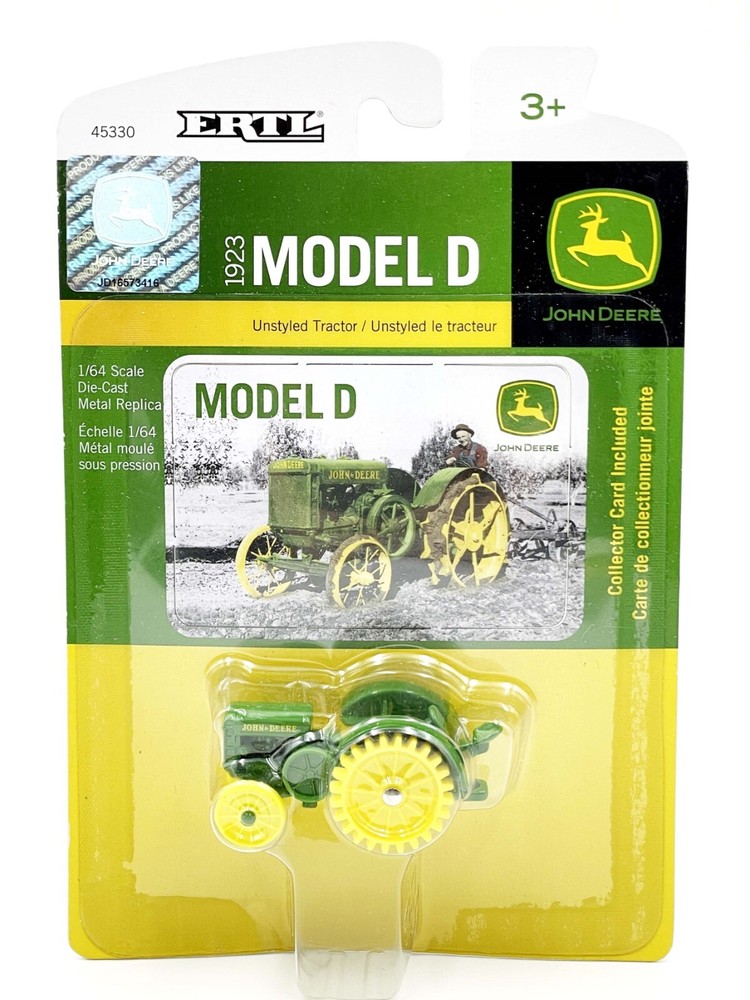 1/64 John Deere 1923 Model D, Unstyled Tractor