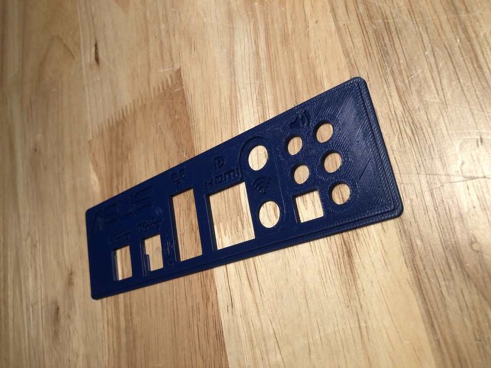 ASUS PRIME B550-PLUS AC-HES Replacement I/O Shield (3D Printed)