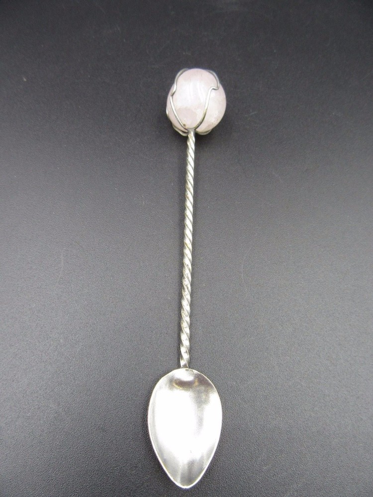 M16⭐⭐ A Mocha - Teaspoon with Gemstone Quartz Mocha Spoon ⭐⭐