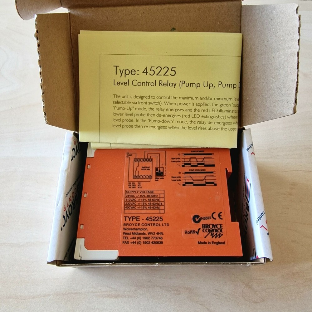 Broyce Control 45225 Conductive Liquid Level Controller