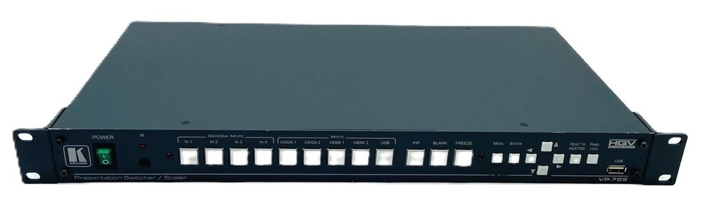 KRAMER VP-729 9-INPUT PROSCALE PRESENTATION SCALER/SWITCHER