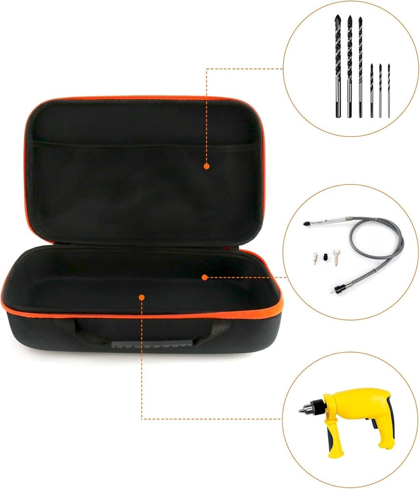 Zipper Closure Tool Case Set - 2 Pack Oxford Cloth Storage for Professionals