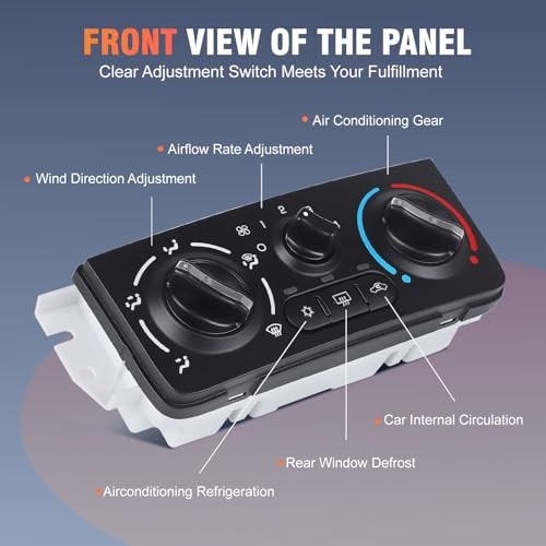 599-141 AC Heater Climate Control Switch Panel Module Compatible with 2005