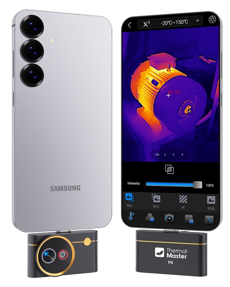 Thermal Master P4 512*384 X³IR Resolution 600℃ with Visual Camera for Android