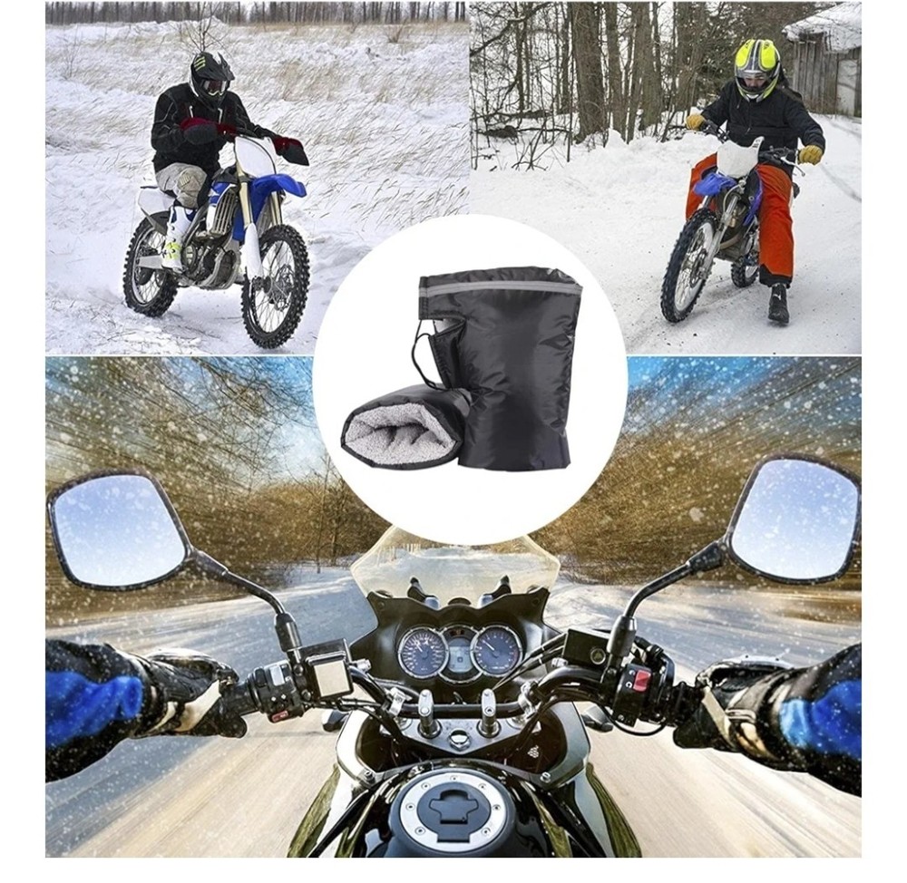 Motorcycle Handlebar Muffs Extreme Cold Wind Proof Motorcycle Gloves Comfortable