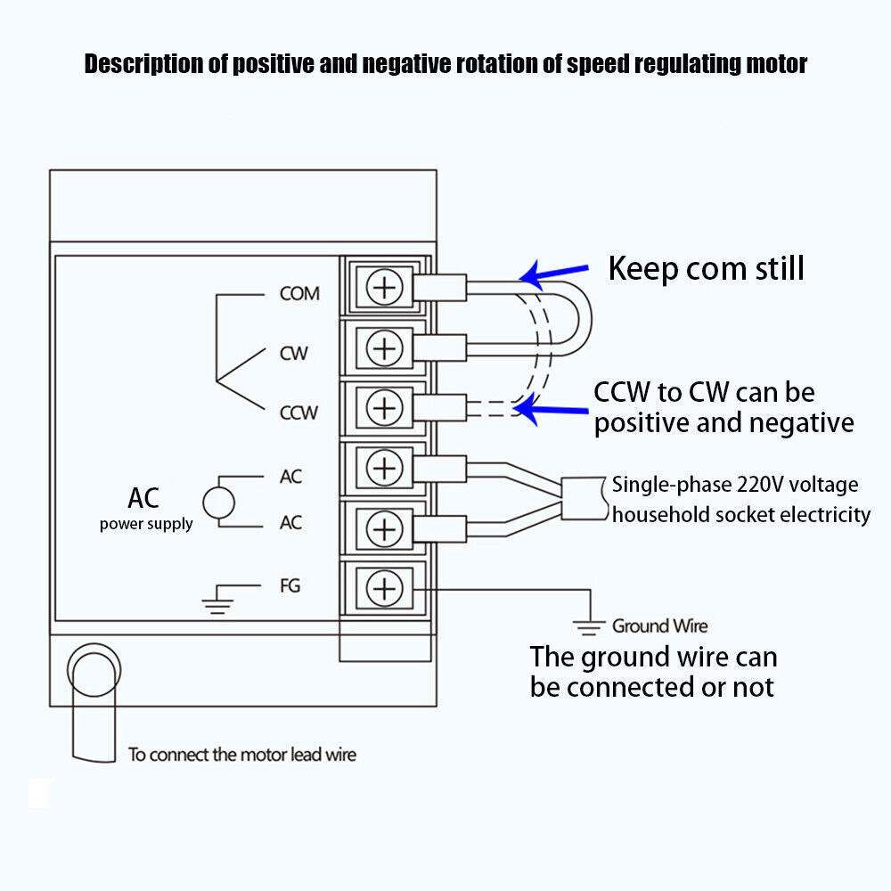 AC Gear Motor Electric & Variable Speed Reduction Controller 135RPM Torque NEW