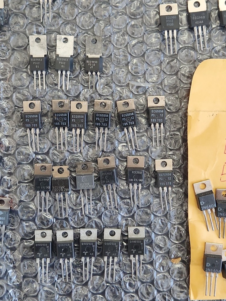 *MIXED SURPLUS LOT* ECG Components IC's and Rectifiers ⚡️🇺🇸 SHIP