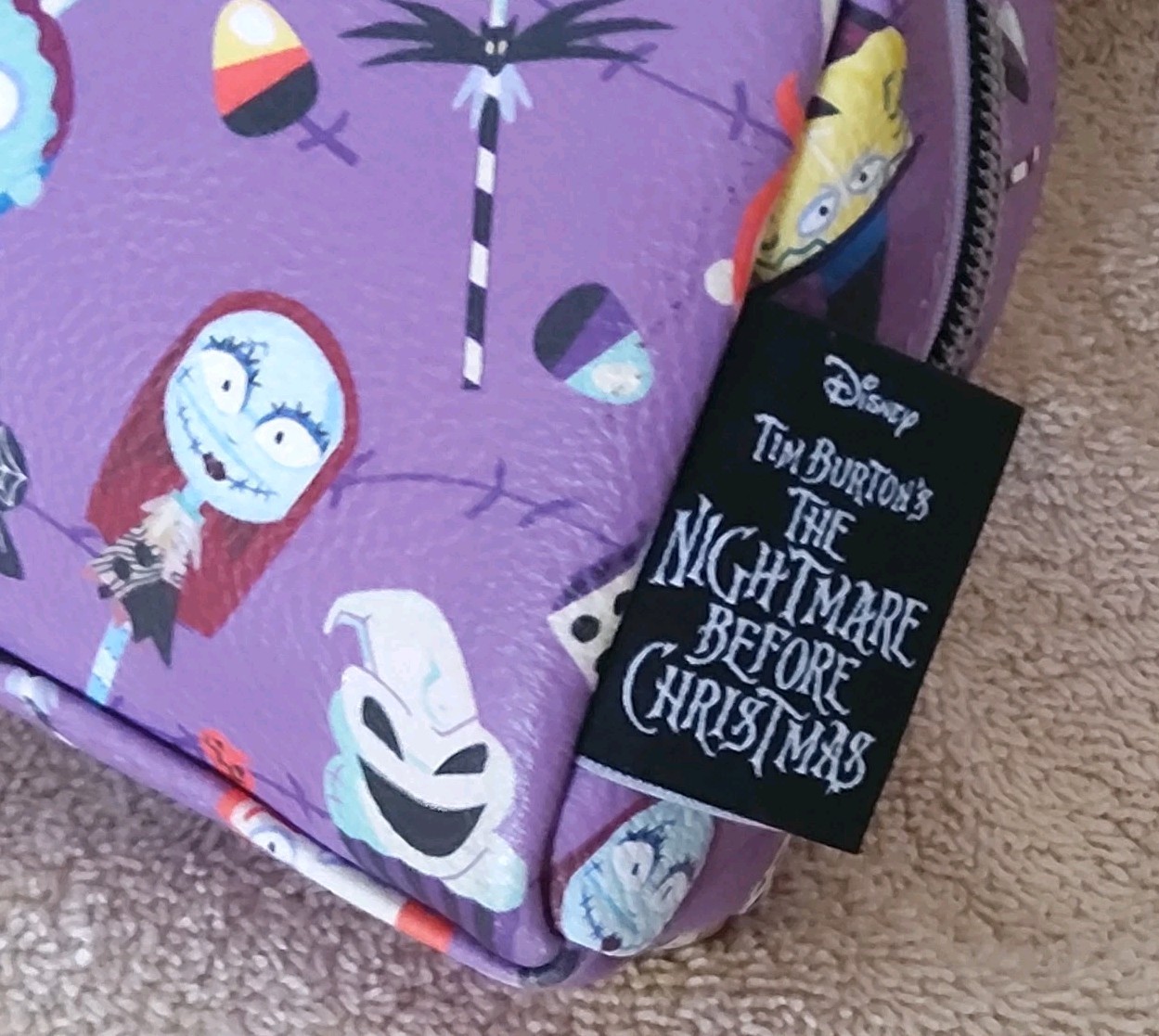 Disney The Nightmare Before Christmas Candy Characters Makeup Bag