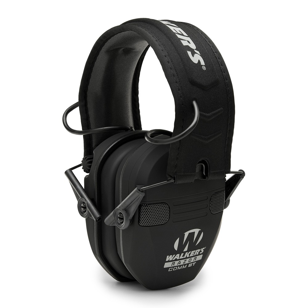Walker’s Razor Slim Electronic Quad Muff with Bluetooth (Black)