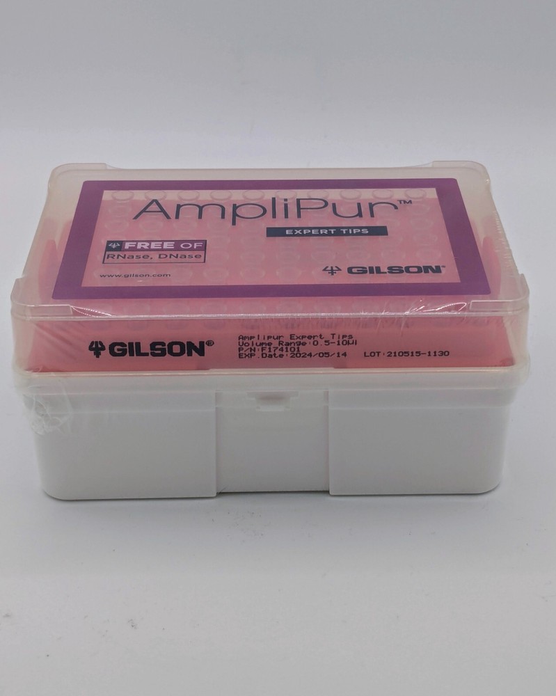 Gilson Universal Fit Filter Pipette Tips | 1 Rack, 96 Tips | Multiple Sizes