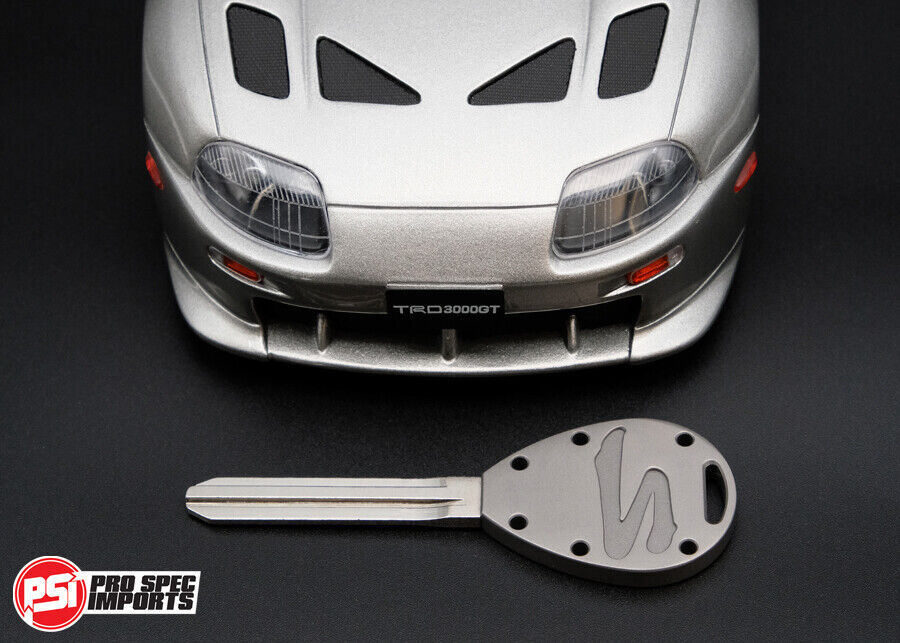 Supra Key Blank JZA80 Mk4 - Frosted Titanium Suit Toyota A80 Mkiv 2JZ, trd, oem.