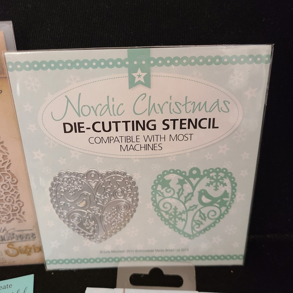 Lot Metal Cutting Dies Sizzix Thinlits Butterfly Noric Xmas Rose Frame Flower