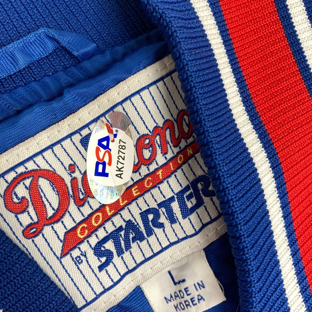 Nolan Ryan Signed 1990 Texas Rangers Authentic Game Model Jacket PSA DNA