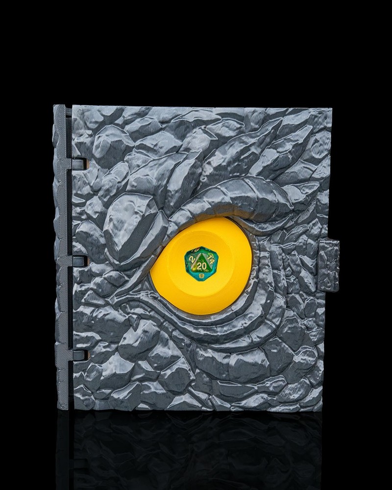 Dragon Eye Dice Storage Box DnD Dice Tray RPG Dice Holder Tabletop Dice Case