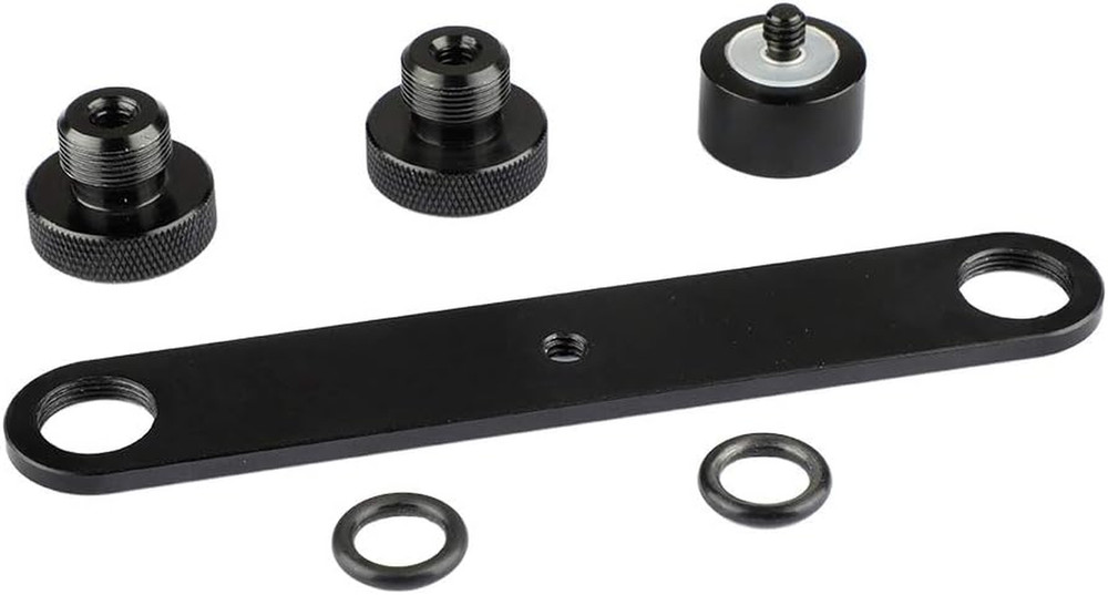 CAMVATE Double Microphone Mounts Bracket T-Bar - 1958