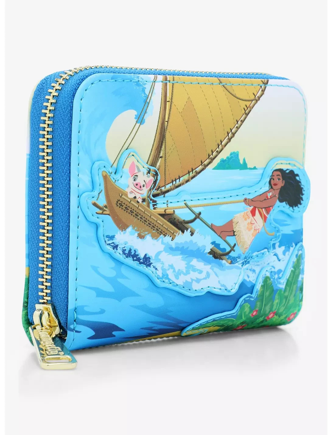 Loungefly Disney Moana Pua Canoe Wallet Hei Hei NEW SEALED