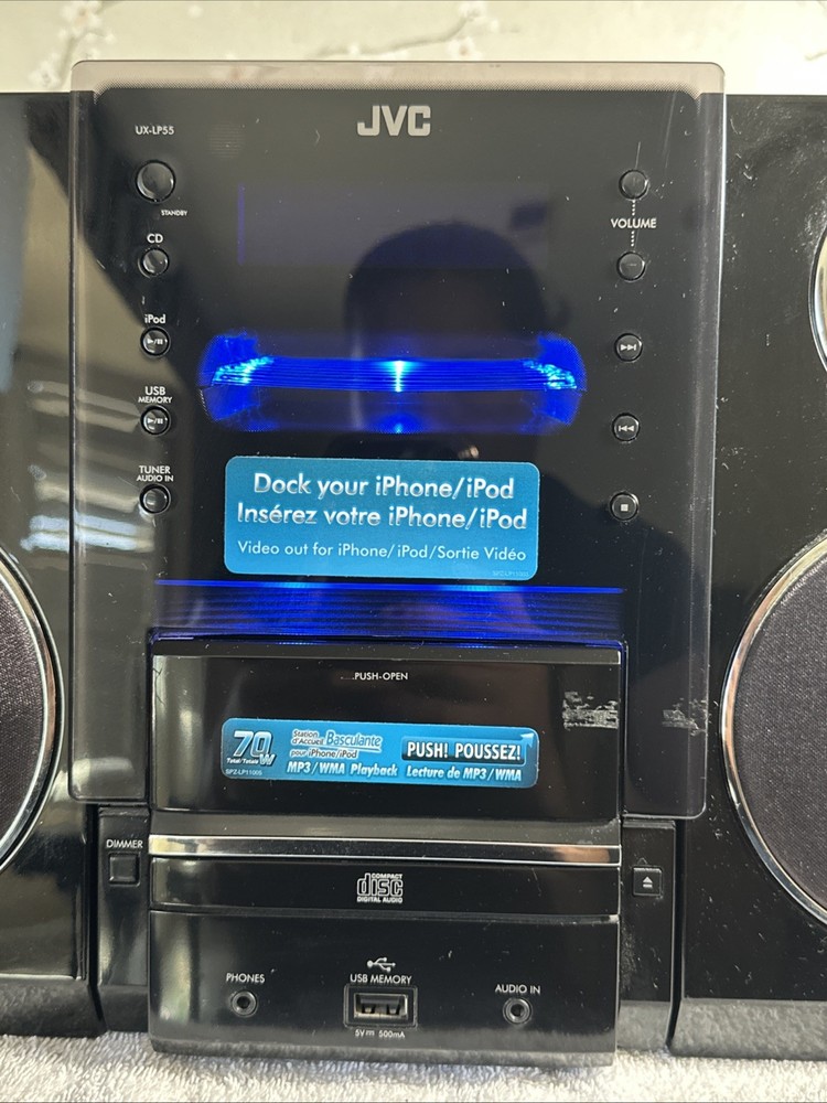 JVC CD/Radio 1-Disc Micro Component System Model NO.CA-UXLP55B