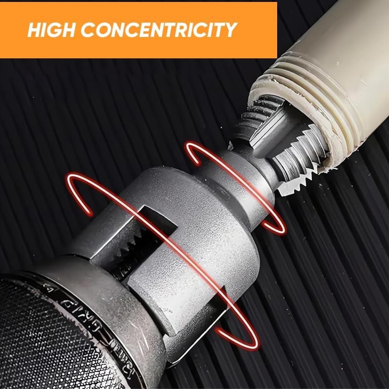 Pipe Thread Cutting Tool,2 Pcs Integrated Internal,External Pipe Threading Tool