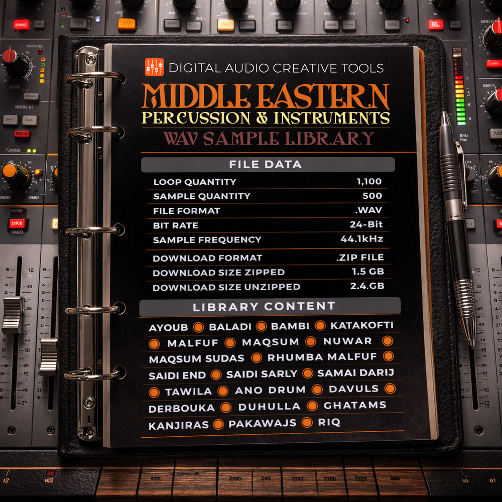 Middle Eastern Percussion & Instruments Sample Library