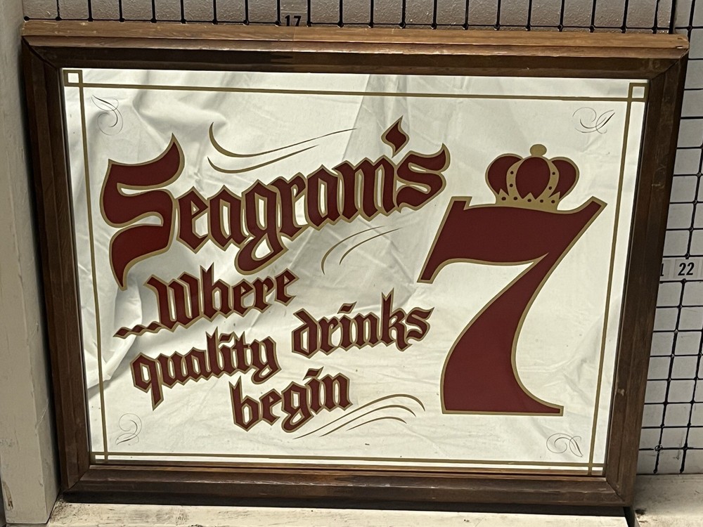 Seagram’s Mirror - Where Quality Drinks Begin
