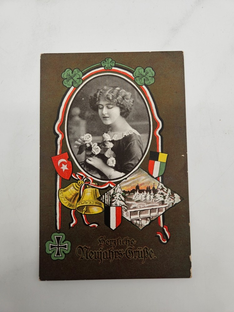 HA2019: Postcard, Warm Neujahrs-Grüße