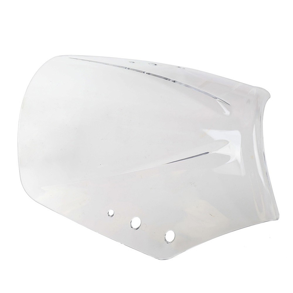 White Universal Motorcycle Windscreen Windscreen Deflector Wind Shield