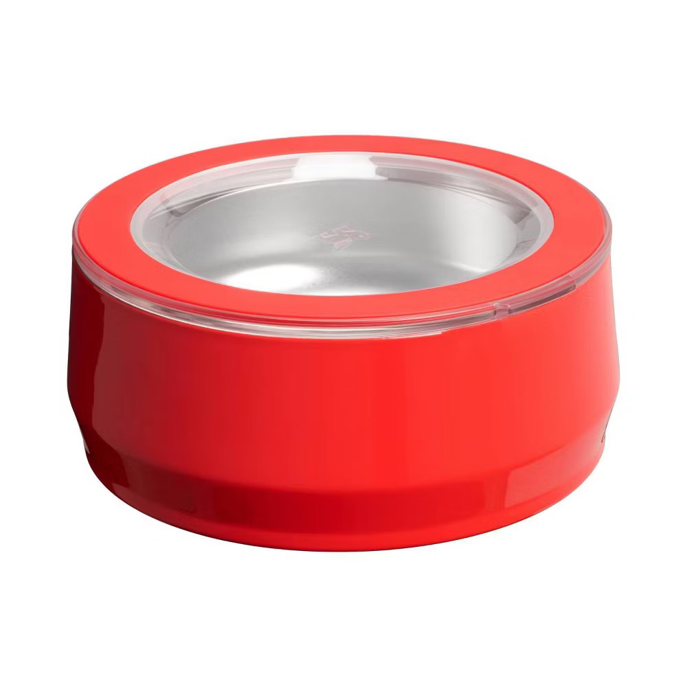 Stanley 24 oz Stainless Steel Pet Bowl Candy Cane Red
