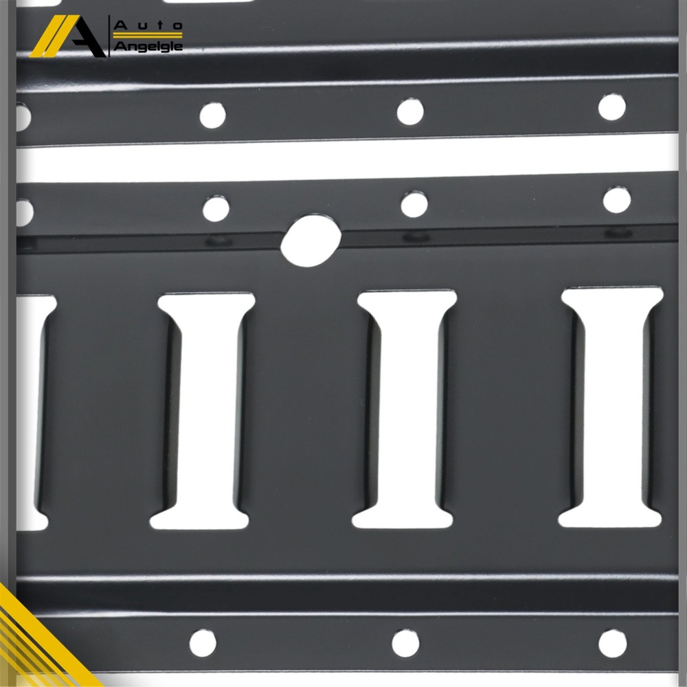 Powder Coated BLK E Track Kit 8 Pack 4' For Enclosed Cargo Trailer Van Tie Downs