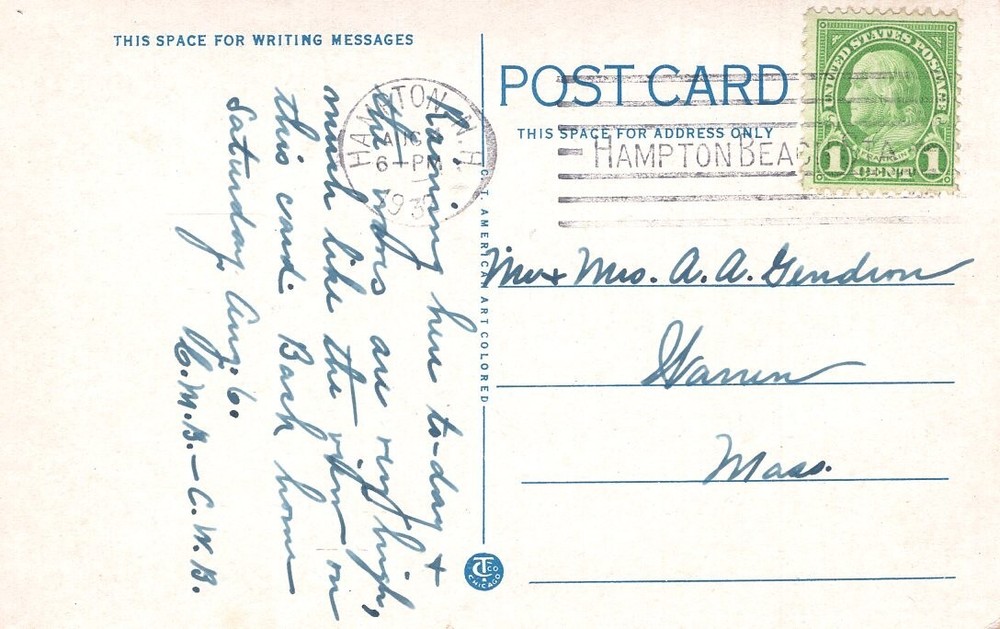 BREAKING WAVES, HAMPTON BEACH, N.H. - PC2479