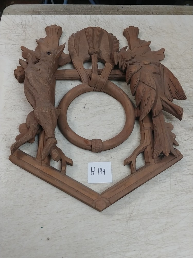 LARGE HUNTER CUCKOO CLOCK FRONT COVER