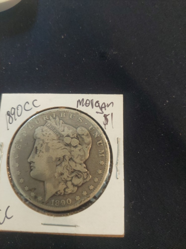 1890 CC Morgan Silver Dollar