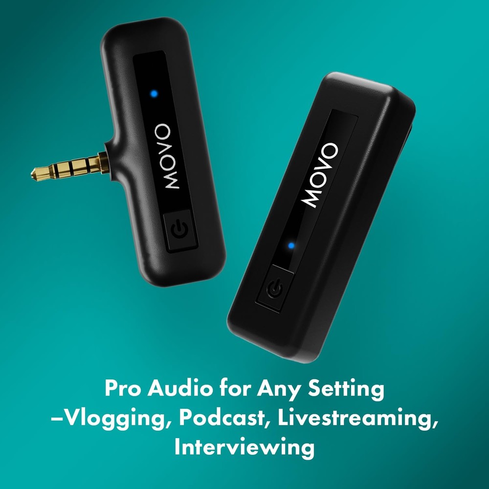 Wireless Mini Camera Microphone for Video Recording- 2.4Ghz Wireless Transmit...