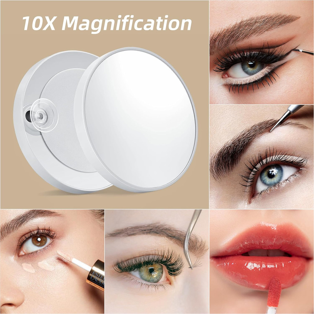 LED Vanity Mirror with Touch Control, Dimmable 3-Light Modes, 13.1"x16.7