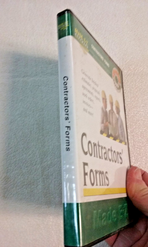 CONTRACTORS FORMS MADE E-Z CD-ROM SOFTWARE WINDOWS V 6.0 with CASE