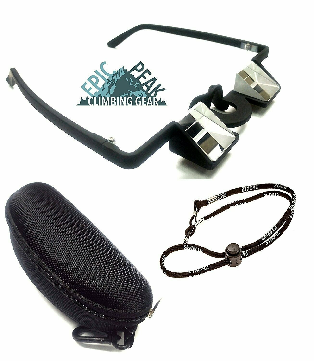 Epic Peak Light Weight Climbing Pro Belay Glasses Belaying Glasses Goggles