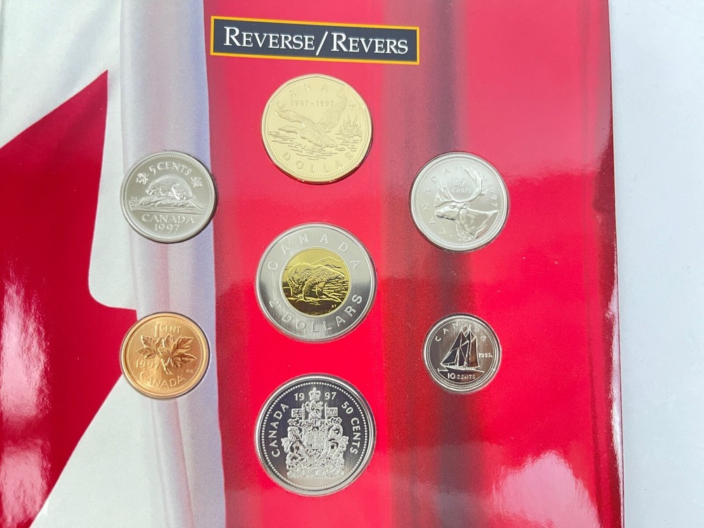 1997 Oh Canada! Mint Set  Brilliant Uncirculated Coins 